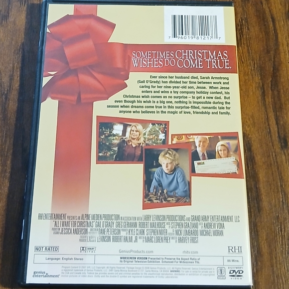 ALL I WANT FOR CHRISTMAS on DVD - Picture 2 of 2
